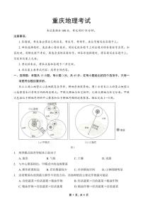 重庆市金太阳2025届高三下学期5月联考-地理试题+答案