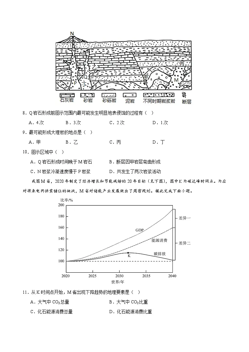 2025年高考押题预测卷:地理(北京卷01)(考试版)第3页