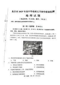 福建省龙岩市2025年高三毕业班五月教学质量检测地理含答案解析
