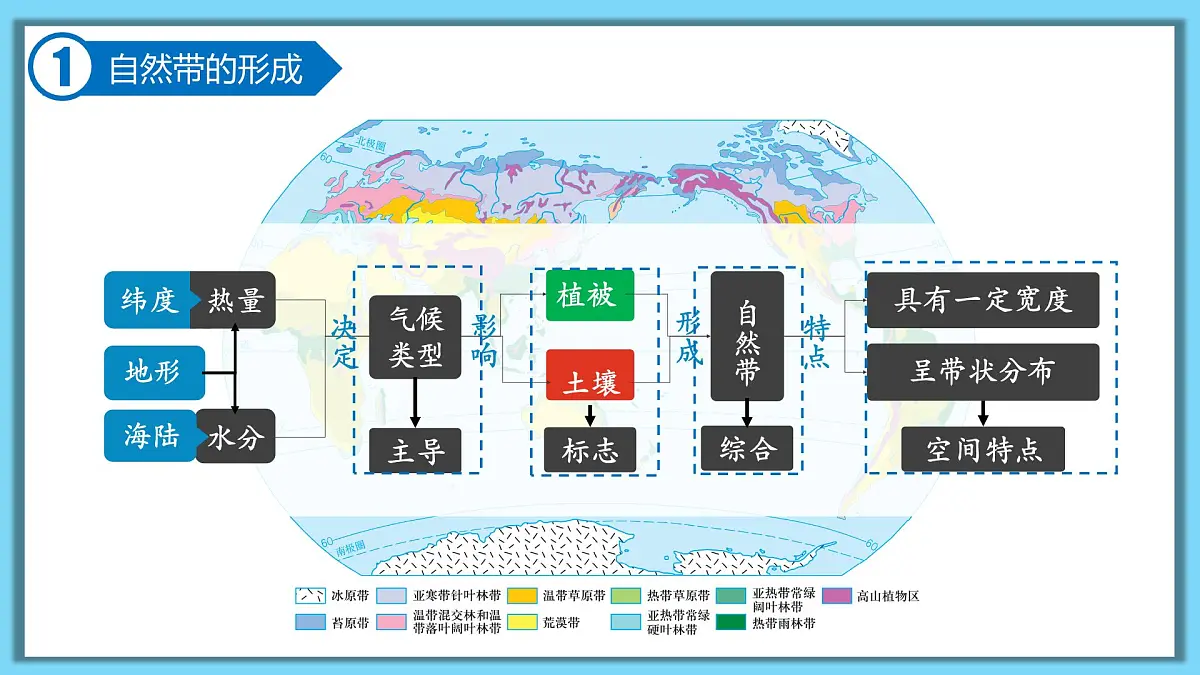 人教版高中地理选择性必修1 5-2复习课件-水平地域分异规律第2页