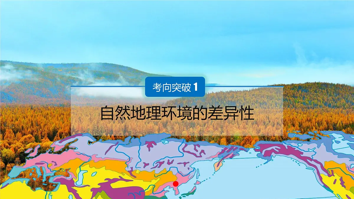 人教版高中地理选择性必修1 5-2复习课件-水平地域分异规律第4页