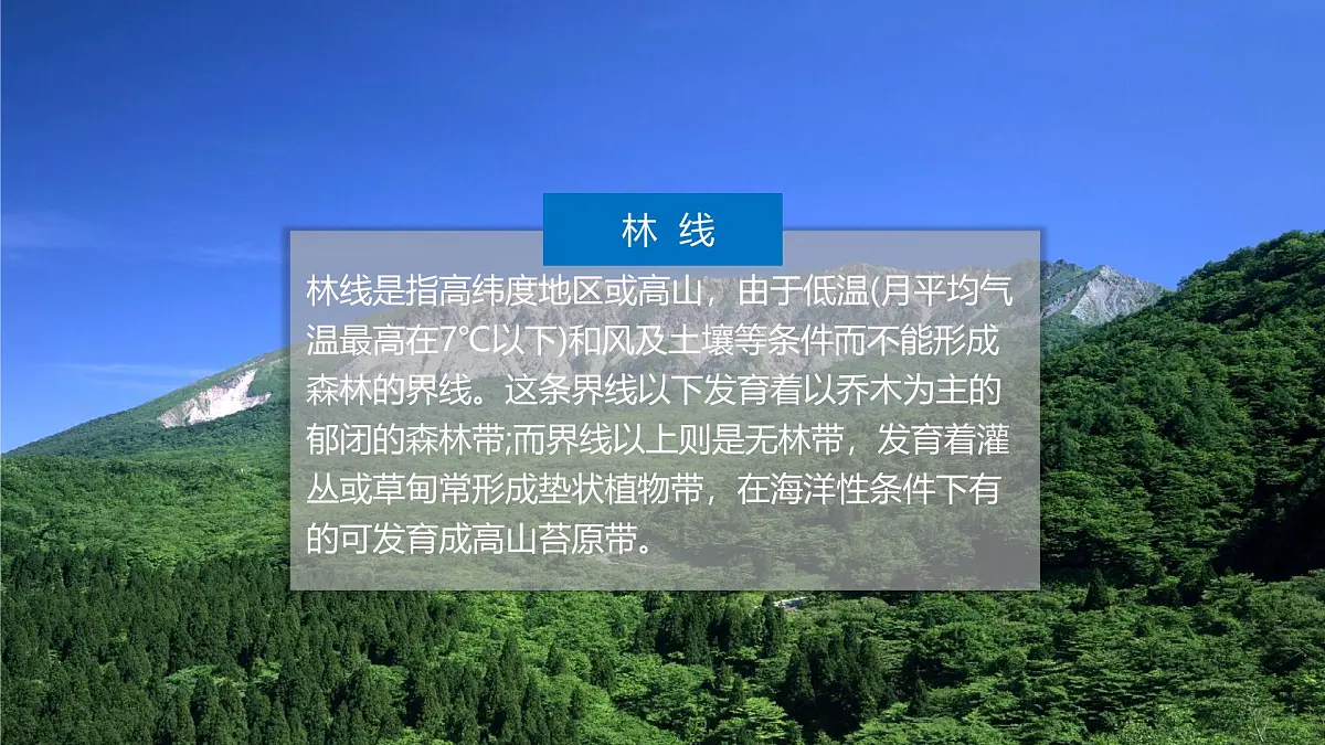 人教版高中地理选择性必修1 5-2复习课件-林线第2页