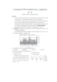 广西壮族自治区来宾市忻城县高级中学2024-2025学年高三上学期11月期中地理试题