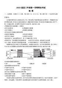 海南省省直辖县级行政单位琼海市嘉积中学2024-2025学年高三上学期1月期末地理试题