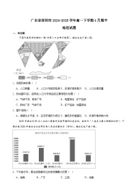 广东省深圳市2024-2025学年高一下学期期中考试地理试题（Word版附答案）