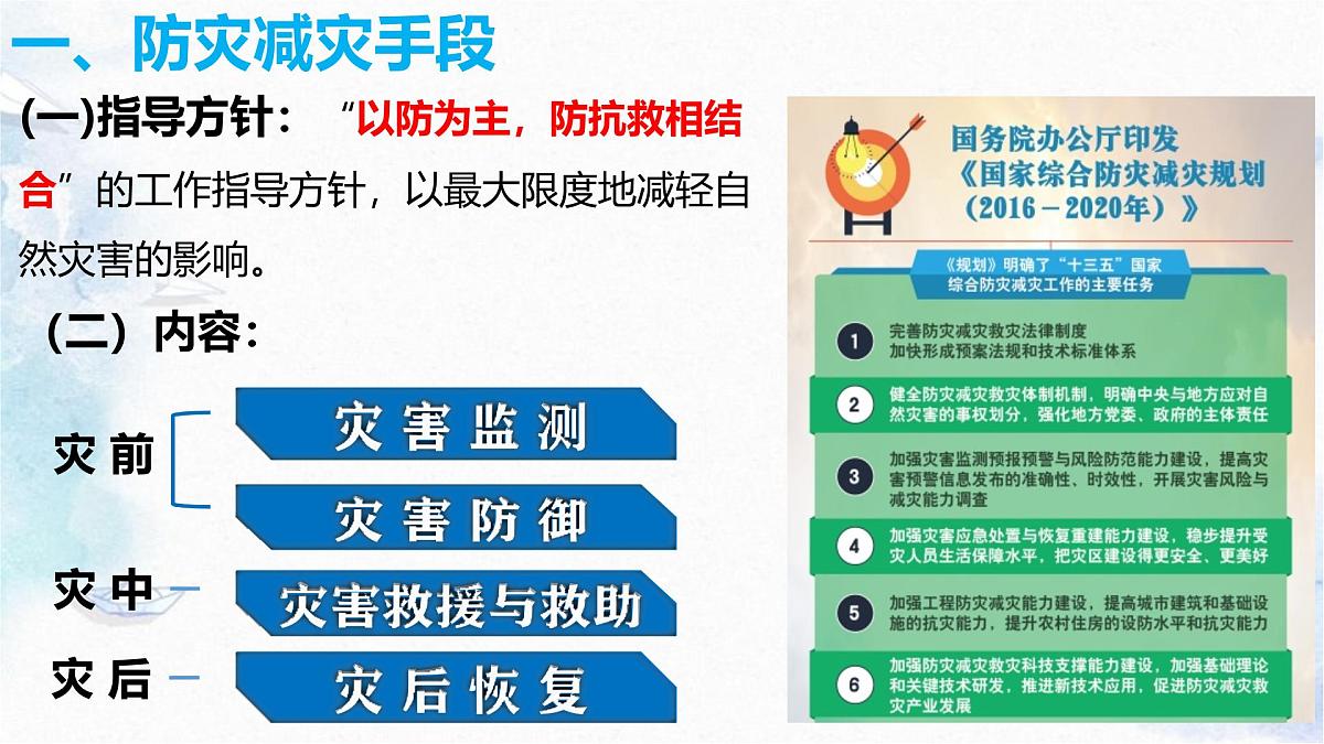 人教版 2019 高中地理必修一6.3 防灾减灾课件 PPT第5页