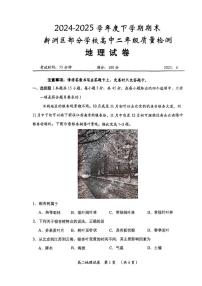 湖北省武汉市新洲区问津联盟2024-2025学年高二下学期6月期末考试地理试卷