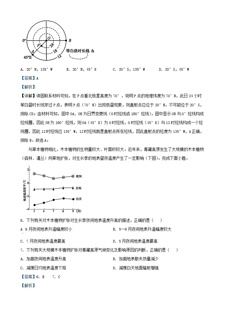山东省枣庄市滕州市2025届高三地理上学期11月定时训练期中考试试题含解析第3页