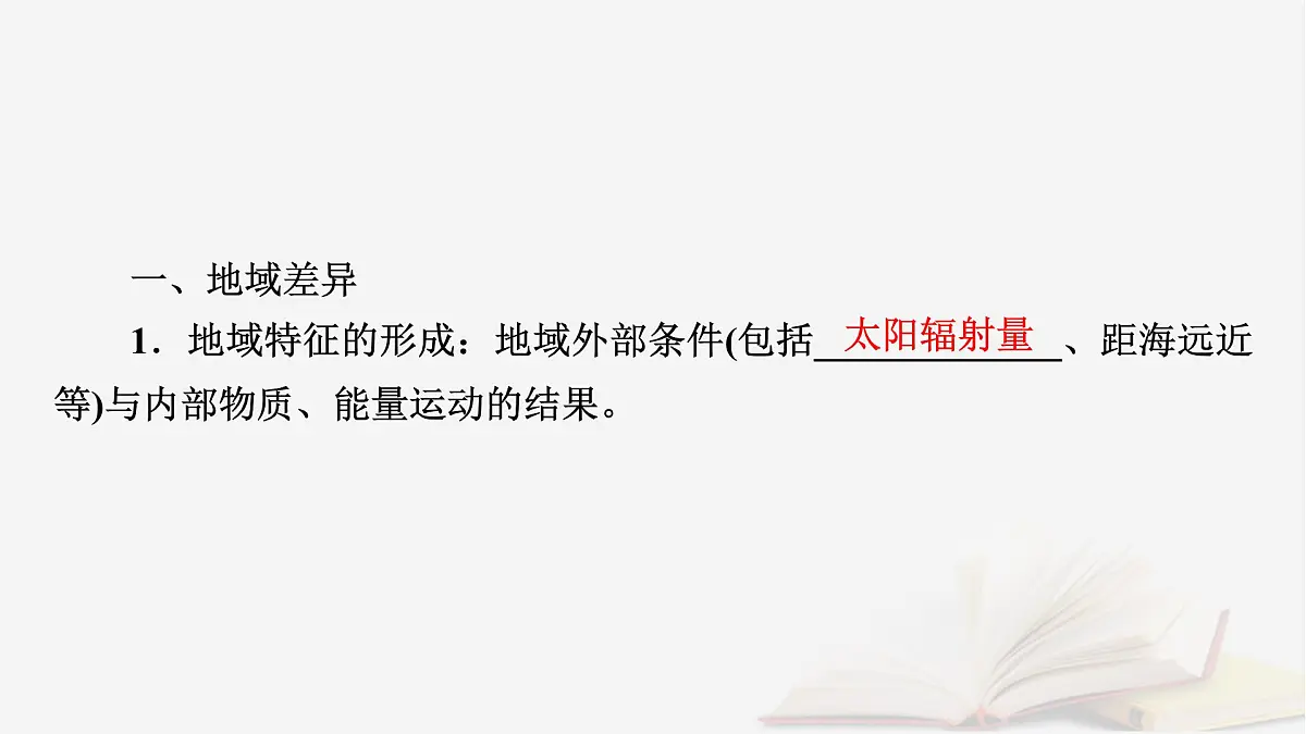 2026届高考地理一轮总复习第1部分自然地理第6章第3讲课时1陆地地域分异规律地方性分异规律课件第8页