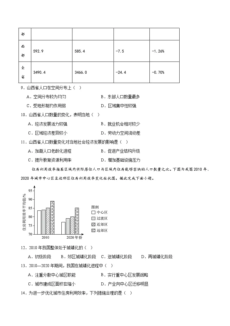 广西南宁市部分学校2024-2025学年高一下学期期末教学质量监测地理试卷(含答案)第3页
