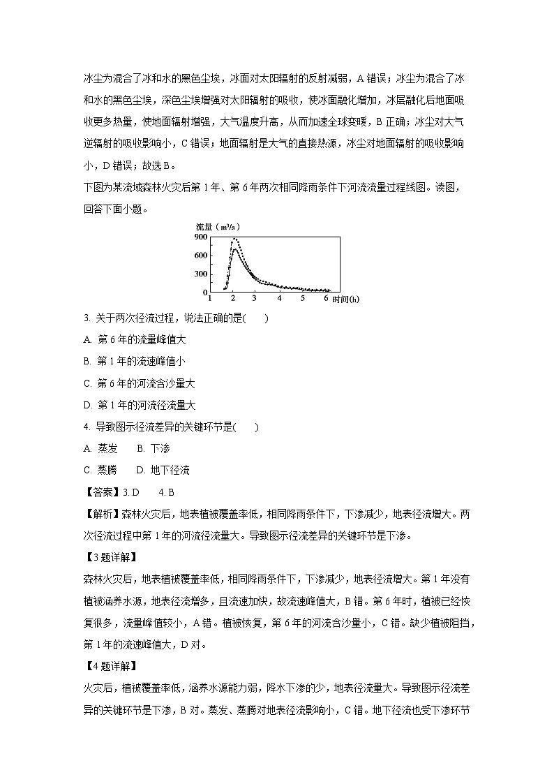 四川省眉山市仁寿县三校联考2023-2024学年高一下学期7月期末真题地理试卷(解析版)第2页