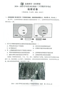 广西壮族自治区邕衡名校2025届高三下学期2月开学考-地理试卷(含答案)