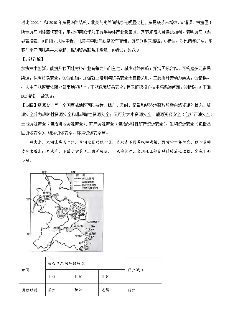 精品解析:2025年陕晋宁青高考地理真题(解析版)第3页
