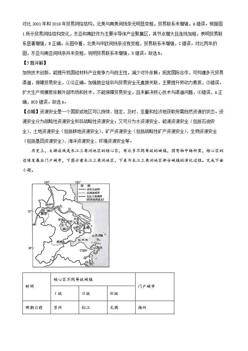 2025年陕晋宁青高考地理真题(解析版)第3页