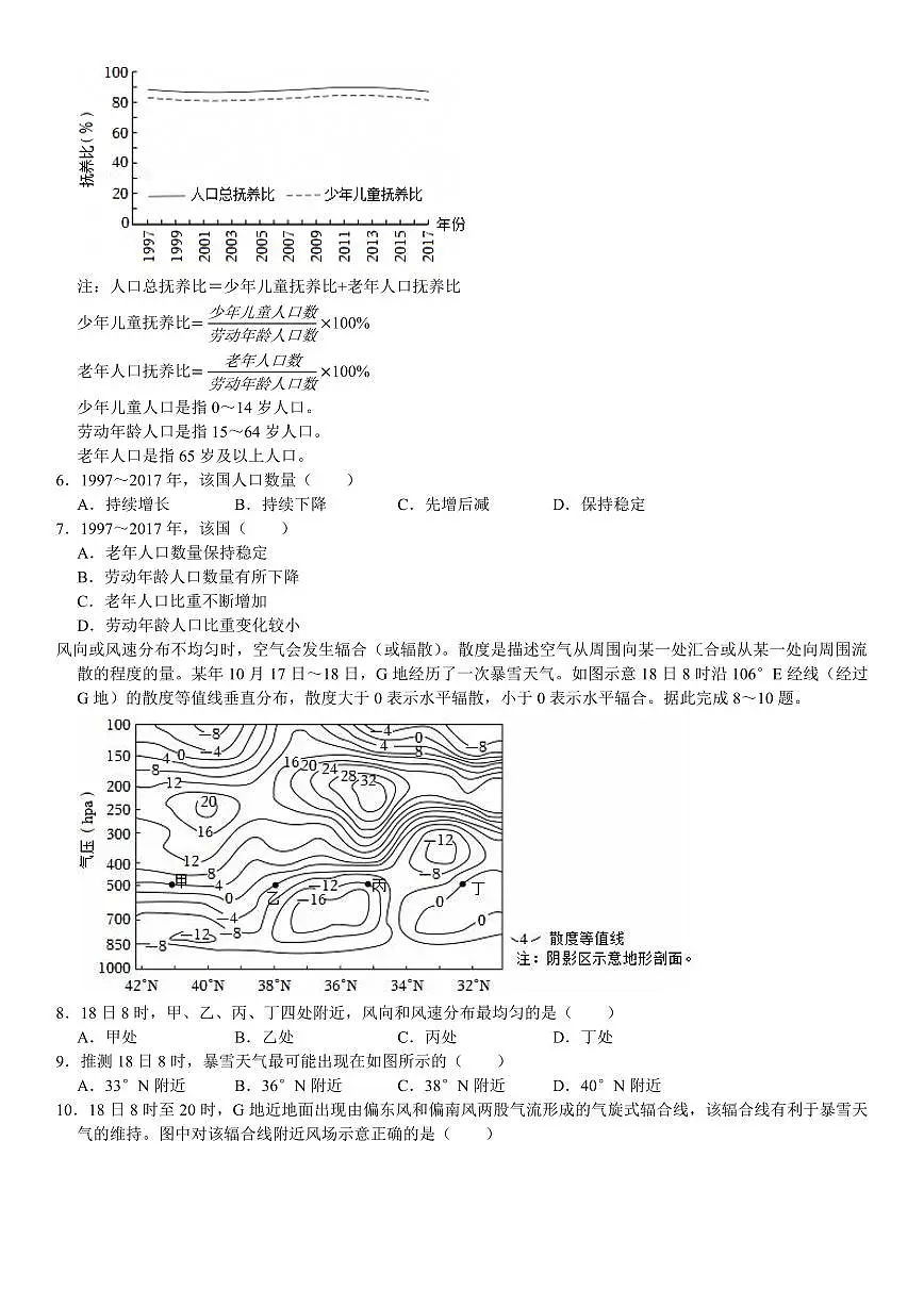 2025年高考真题 山东地理-试题(含答案)第2页
