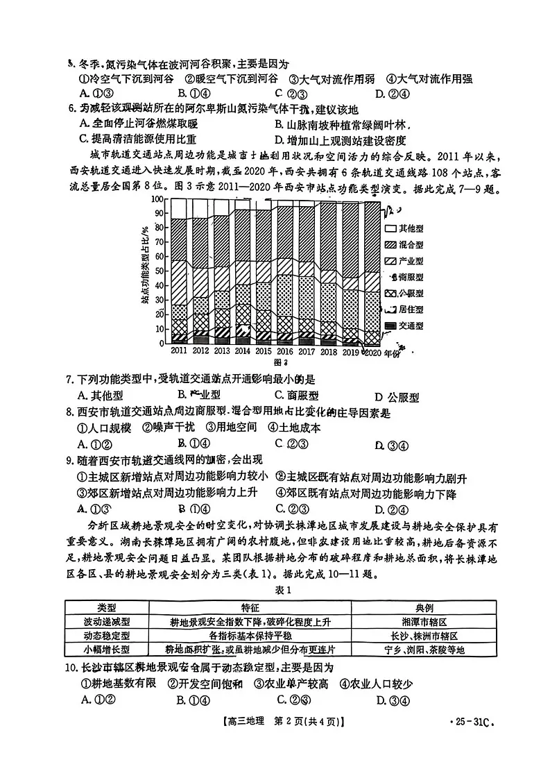 2025届广东省金太阳高三上学期9月联考-地理试卷(含答案)第2页