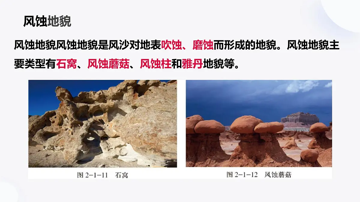2.1.2主要地貌的景观特点(教学课件)——高中地理中图版(2019)必修一第8页
