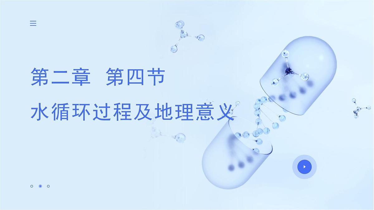 2.4 水循环过程及地理意义(教学课件)——高中地理中图版(2019)必修一第1页