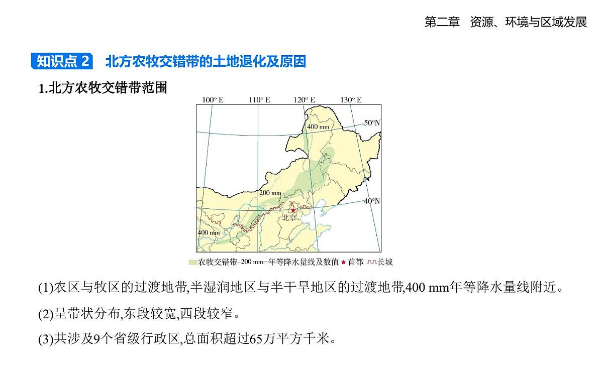 第二节 生态脆弱区的综合治理知识点串讲课件-人教版地理高二上册(选必二)第3页