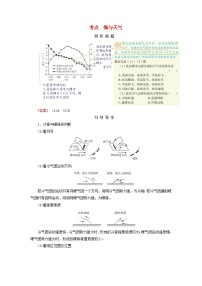 2026版高考地理一轮总复习析题导练第三章地球上的大气第三讲常见天气系统课时一锋与天气