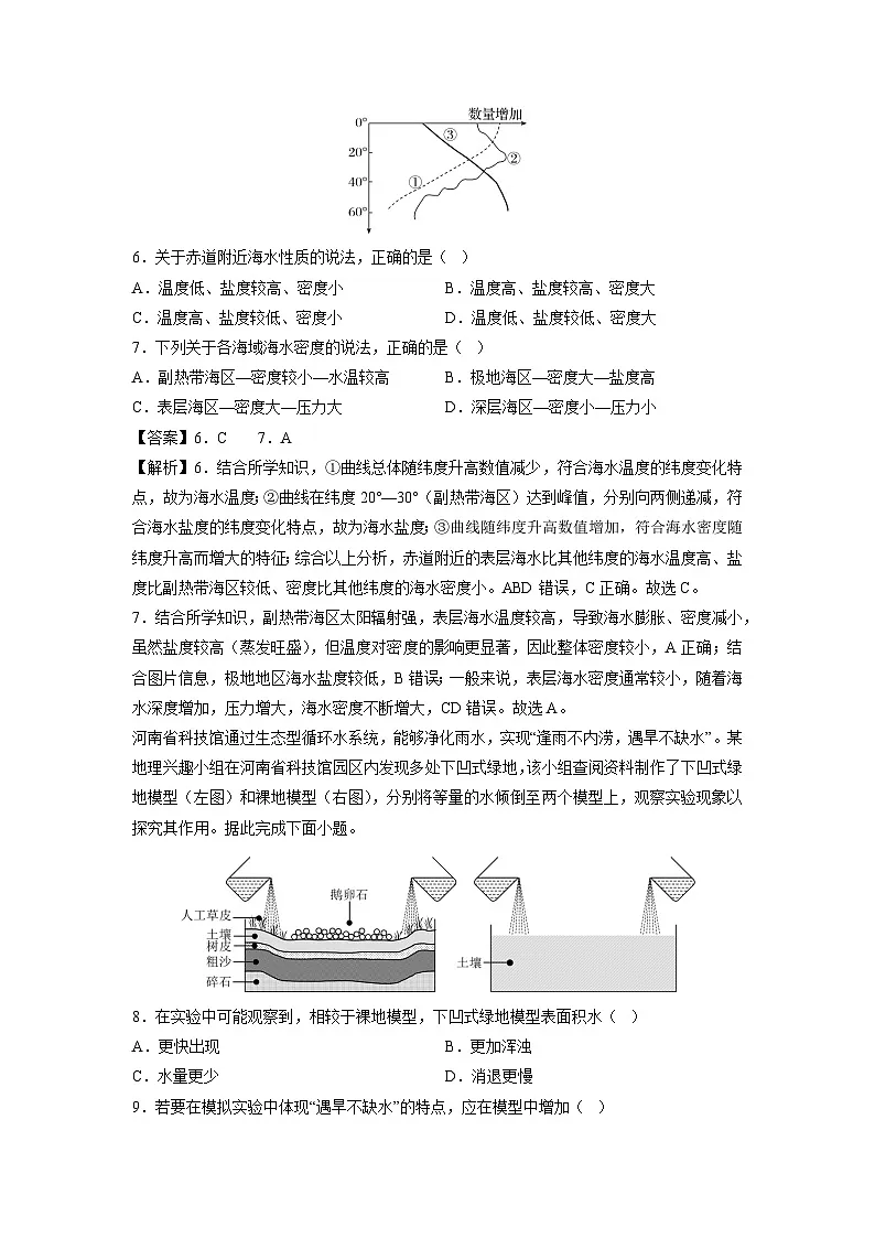 2025年高二秋季开学摸底考(山东专用)地理试卷(解析版)第3页