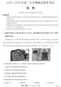 河南省金科新未来2024-2025学年高二下学期期末联考考试地理试卷