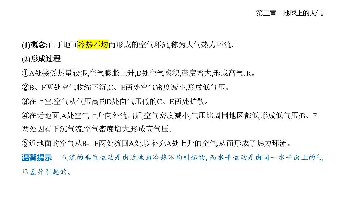 第三节 大气热力环流知识点串讲课件-湘教版高中地理高一上册(必修一)第3页