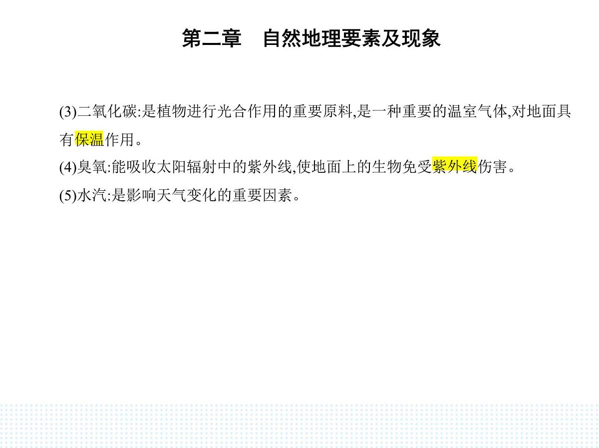第二节 大气的组成与垂直分层-知识点串讲课件-中图版高中地理高一上册(必修一)第2页