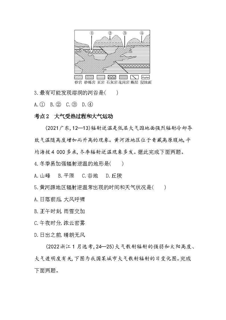 第二章综合拔高练(高考真题演练)(含答案解析)中图版高中地理高一上册(必修一)第2页