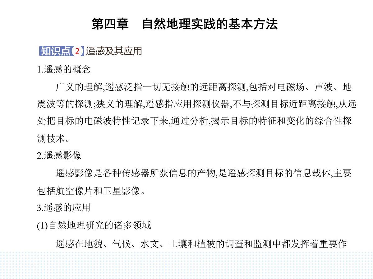 第二节 地理信息技术的应用-知识点串讲课件-中图版高中地理高一上册(必修一)第4页