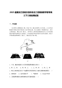 2025届新疆维吾尔自治区喀什地区巴楚县第一中学高三下三模地理试题（含答案解析）