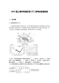 2025届上海市青浦区高三下二模考试地理试题（含答案解析）