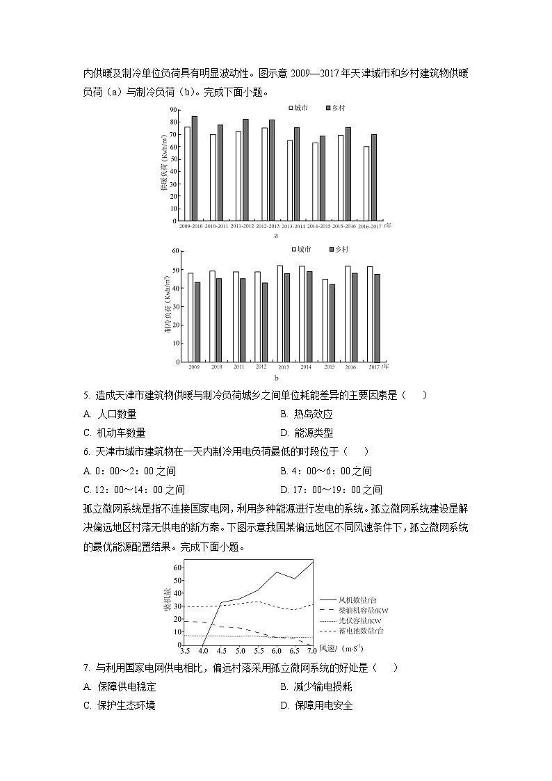 广东省肇庆市鼎湖区2024-2025学年高三上学期第一次模拟调研测试地理试卷(学生版)第2页