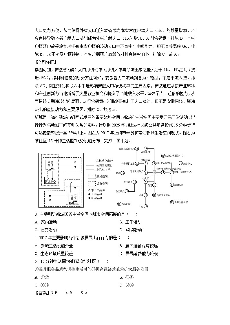 山东省名校考试联盟2024-2025学年高三上学期12月阶段性检测 地理试卷(解析版)第2页