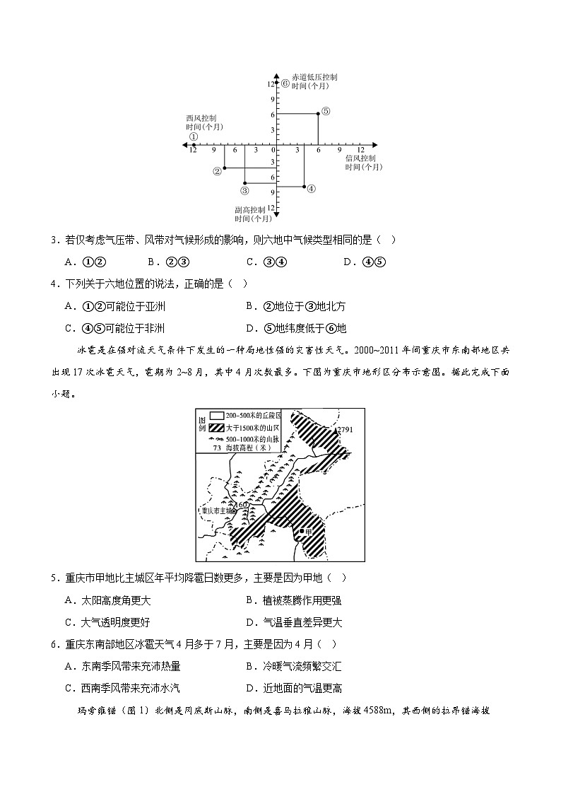 2025-2026学年高二地理上学期第三次月考卷03(新高考通用16+3)(考试版A4)第2页
