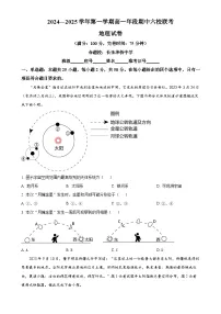 福建省福州市马尾第一中学等六校高一上学期期中联考地理试题(原卷版)-A4