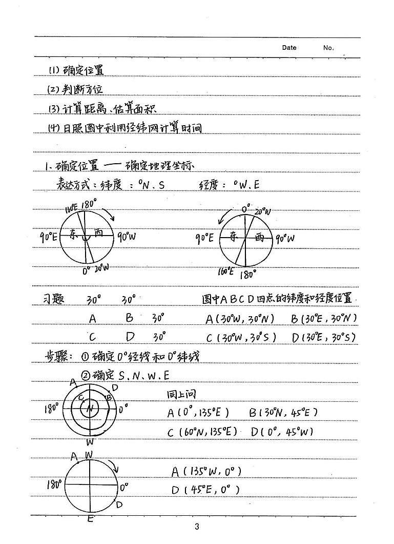 高考地理《学霸笔记》手写高清无水印版知识清单(共82页)第3页