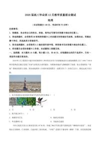 2026届广西高三上学期12月教学质量联合测试地理试卷（有答案）