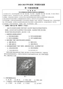 江苏省徐州市2024-2025学年高一年级下学期期末考试地理试卷(无答案)