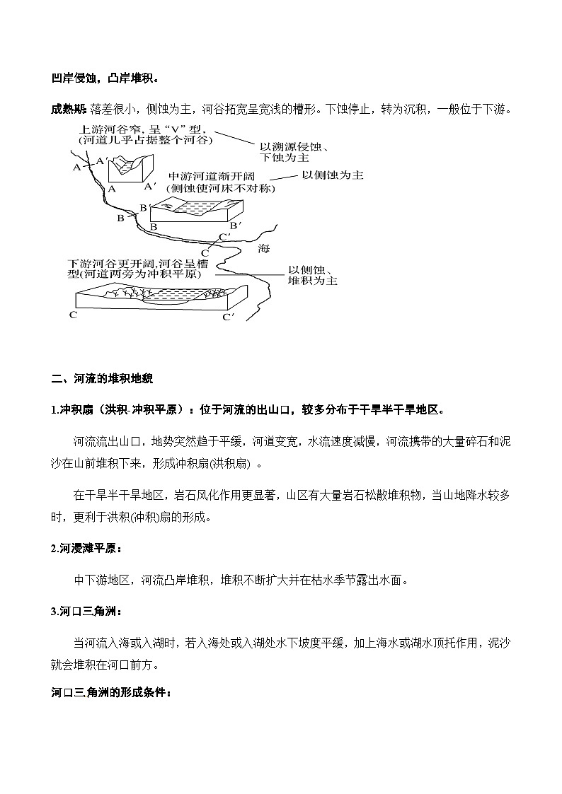 4.4 河流地貌的发育与河流冲淤(讲义)- 高考地理一轮复习讲练测第3页