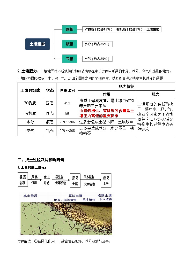 6.1 土壤专题(讲义)- 高考地理一轮复习讲练测第2页