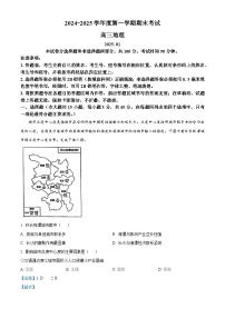 山东省青岛市2024-2025学年高三上学期期末考试地理试题 含解析
