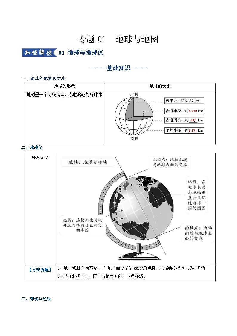 2026年高考地理一轮复习:17个专题知识点考点背诵讲义第2页