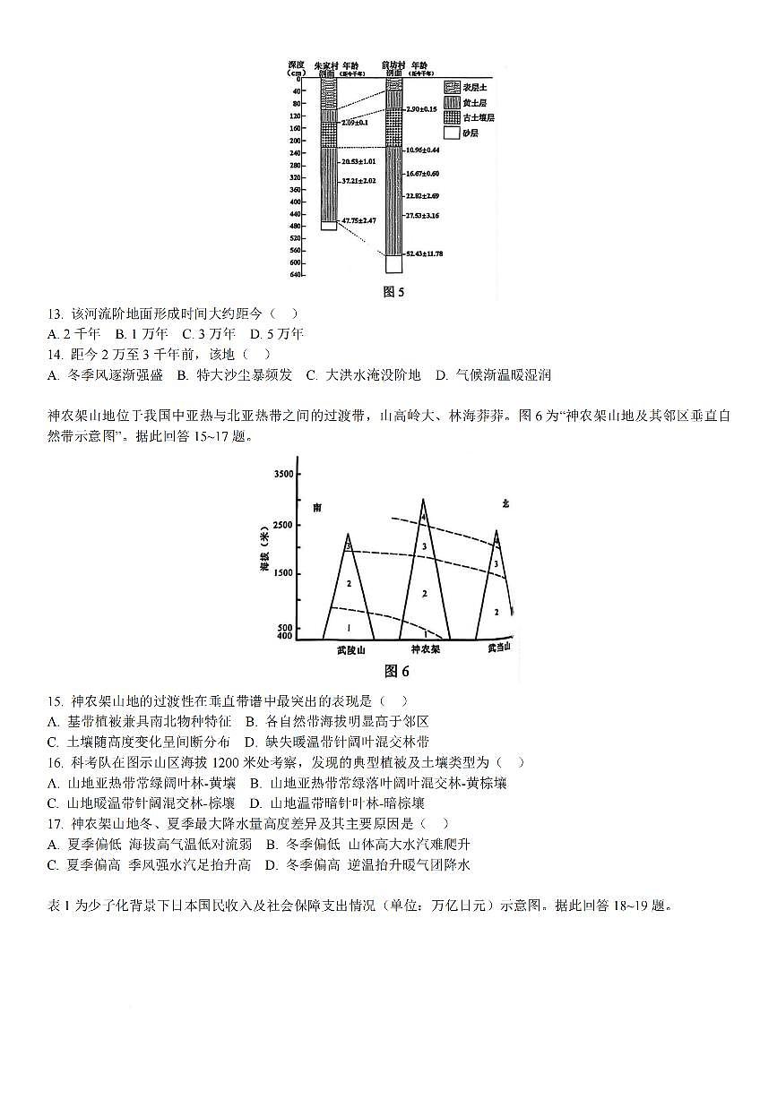 【地理+解析】常州26上期末第3页