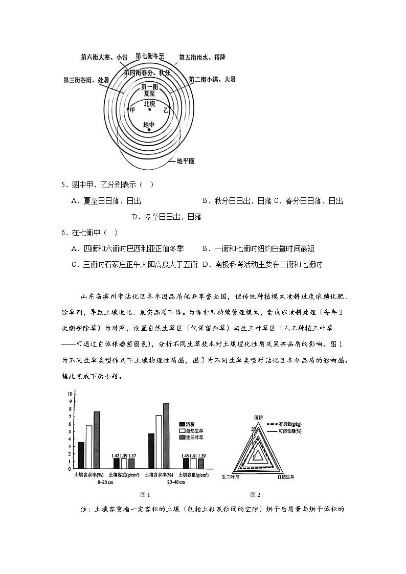 2026年辽宁名校联盟高考模拟卷(调研卷)地理试题(四)(附答案解析)第3页