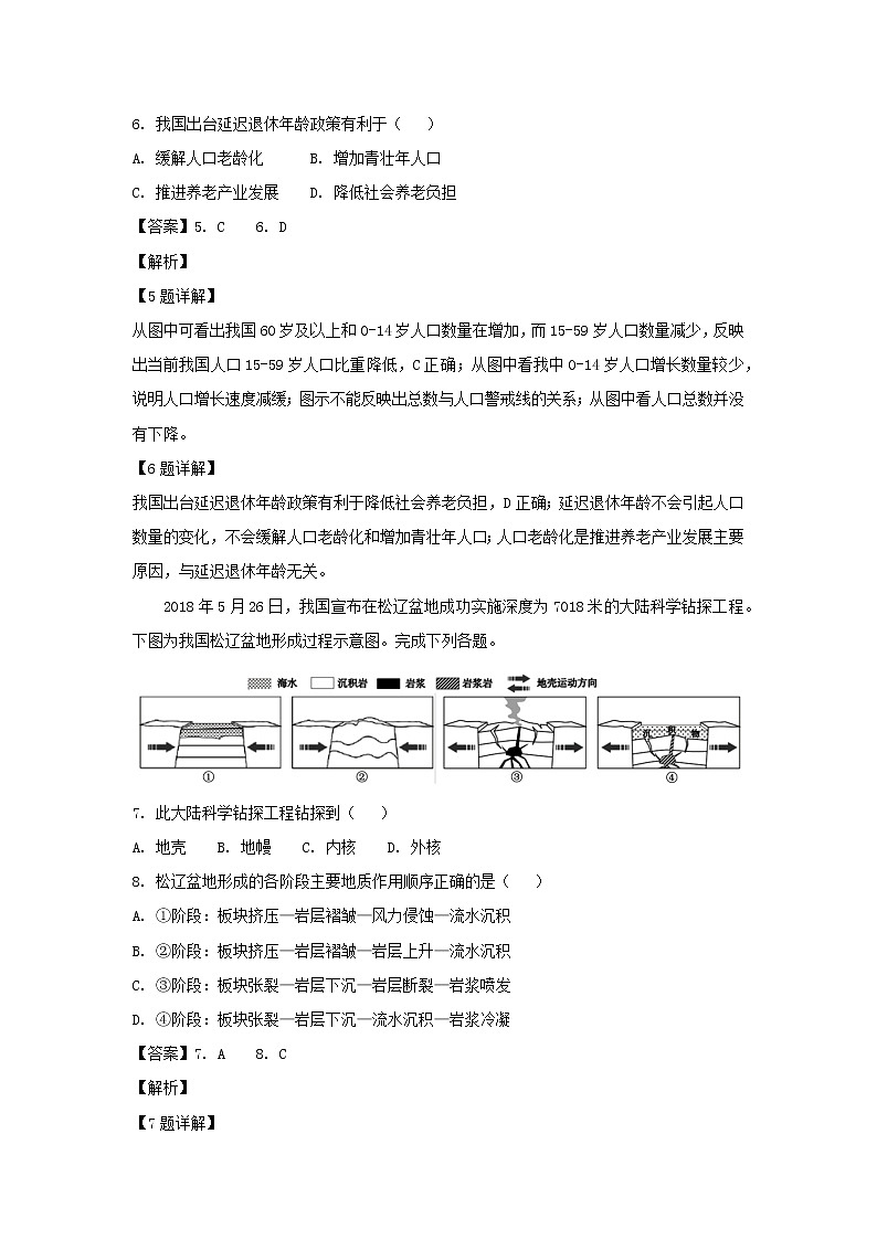 【地理】浙江省2019年4月普通高校招生选考科目考试仿真模拟03(解析版)03