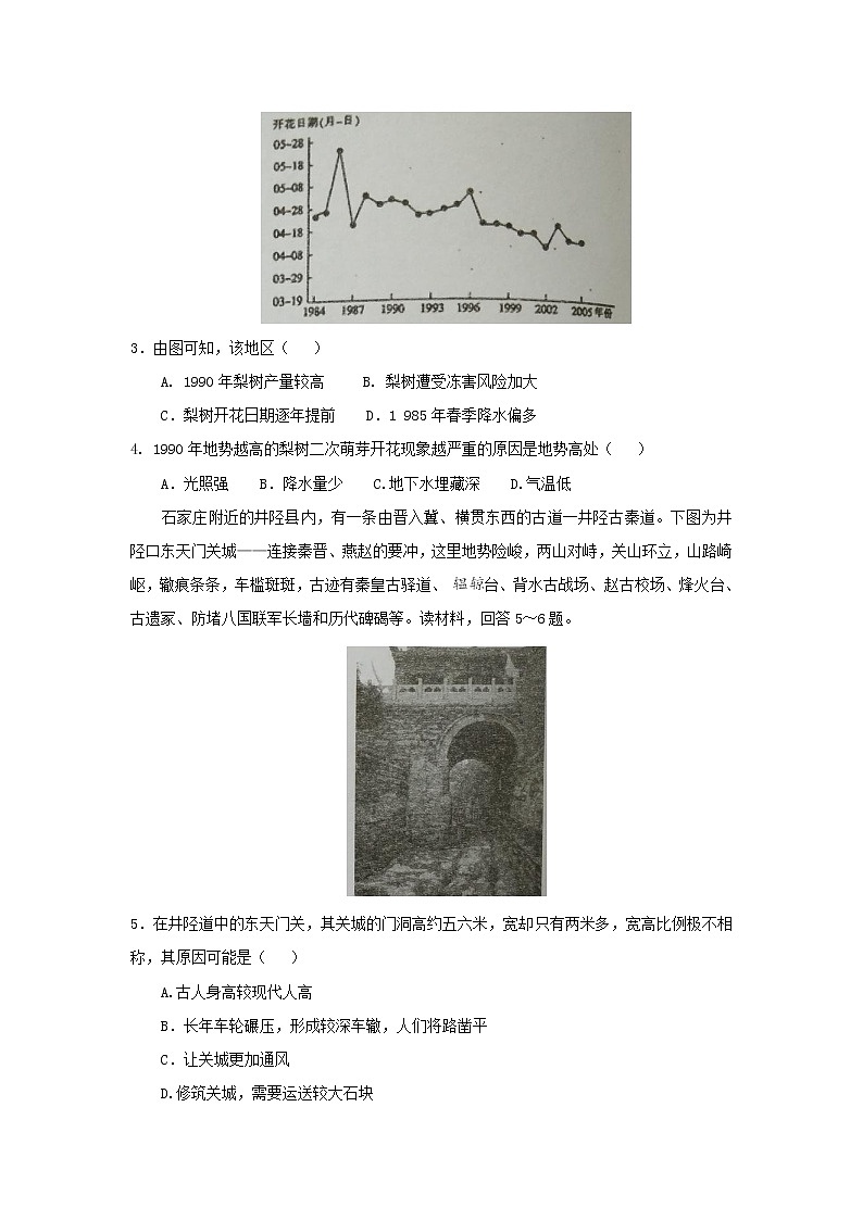 【地理】湖南G10教育联盟2018年4月高三联考(解析版)第2页