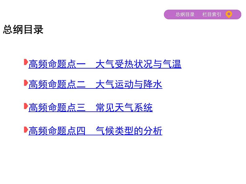 2019届 二轮复习:专题三 大气的运动 课件(91张)02