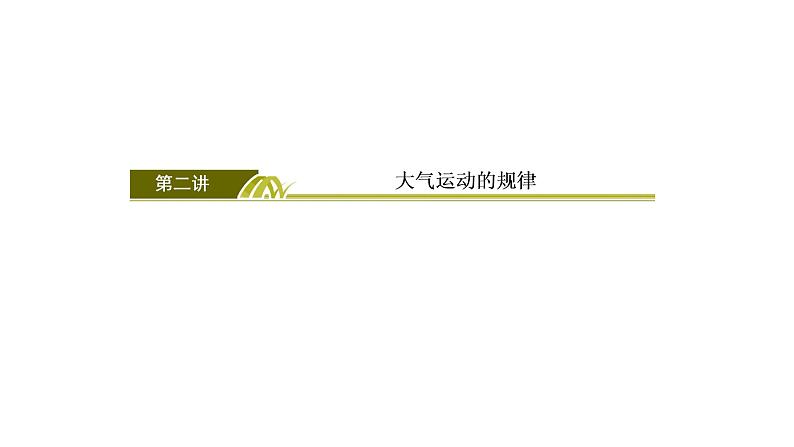 2019届二轮 :专题五第二讲 大气运动的规律5-2 课件(189张)(全国通用)03