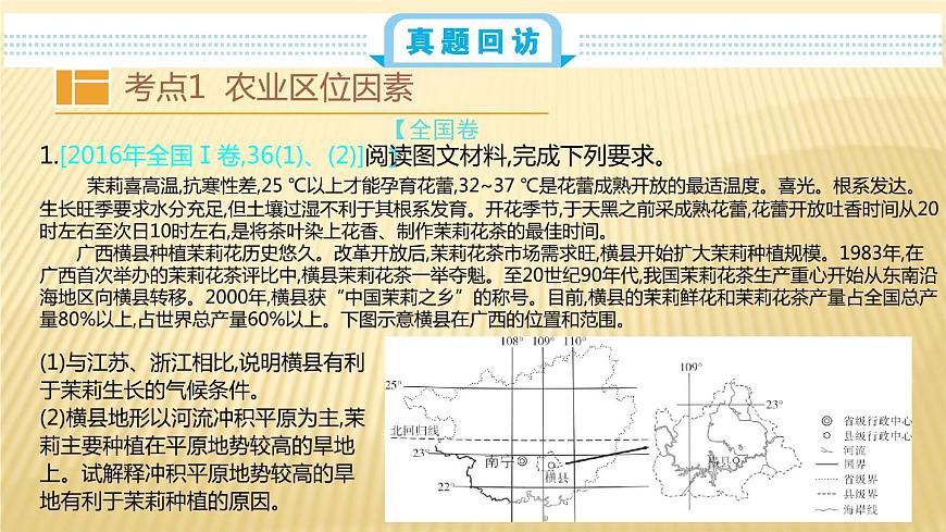 2019屆二輪復(fù)習(xí)：第十單元 農(nóng)業(yè)地域的形成與發(fā)展 課件（36張）（全國(guó)通用）第2頁